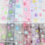 Snow Yarn Ribbon,Printed Chiffon RIbbon thumbnail-3