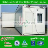Low cost light steel prefabricated modern 1 bedroom prefab container home
