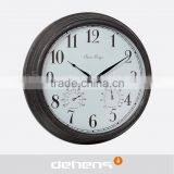 DEHENG 15 Inch Metal Antique Wall Clock thumbnail-2