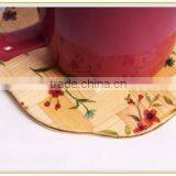 Hot Sale Thermal Shield Bamboo Coaster to Putting Cup thumbnail-2