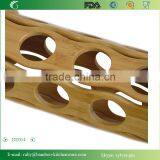 DT014/Bamboo Wooden Salt Pepper Surgar Spice Glass Bottle Jar Shaker Holder Rack thumbnail-5