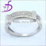 Turkish Style Silver Jewelry Gemstone Ring in 925 Silver Rhodium Plated thumbnail-1