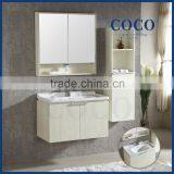 Bathroom vanity main cabibet side cabinet with ceramic basin