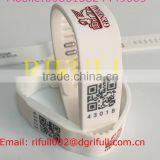2016 RFID Event Wristbands With QR and Name Printed for Meeting Signed