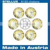 Stellux A193 Glass Point Back Rhinestones Jonquil