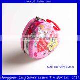 Heart Shaped Tin Metal Box With Handle /Lovely Candy Tin Box/Handle Tin Box