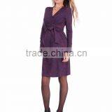 Sexy Slim Long Maternity Dress for Muslim for Spring and Autumn thumbnail-2