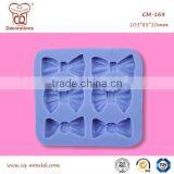 Bowknot Funny Shape Fondant Cake Mould Silicone Mold for Cake