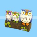 Creative Resin Toothbrush Holder Birds Awesome Owls