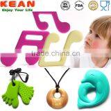 China Teether BPA Free 10 Pcs per Color Teething Pendant Necklace thumbnail-1