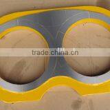 High Quality Pump Spare Parts Concrete Pump Tungsten Carbide Spectacle Plate DN200 thumbnail-1