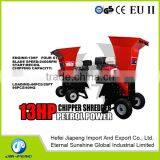 Professinal 13hp Petrol Garden Chipper Shredder or Gasoline Wood Chipper With CE thumbnail-1