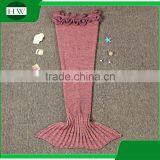 Amazon Wholesale Handmade Baby Kids Children Adults Knit Pattern Mermaid Tail Sleeping Bags thumbnail-3