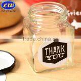 Wholesale Square Mini Glass Bottle With Logo and Cap thumbnail-1