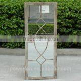 Beautifully Designed Tall Rectangular Metal Frame Garden Mirror thumbnail-2