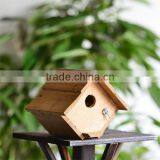 Rustic Freestanding Wooden Bird Cage Outdoor thumbnail-2