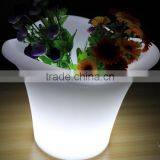 Led Garden Pot Led Lit Furniture/Plastic Led Ice Bucket for Beer Promotional Project