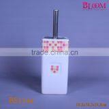 Customized Ceramic Toilet Brush Holder thumbnail-4