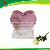 Wooden Heart Shaped Valentines Gift Basket Gift Box thumbnail-1