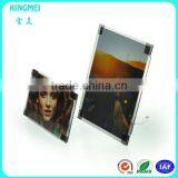 KM-VP26 Customized Clear L Shape Acrylic 2 x 6 Photo Booth Strip Frames for Wedding thumbnail-4