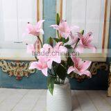 Handmade Wedding Decorative Artificial Flower Nature Touch Lily thumbnail-3
