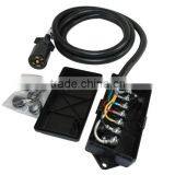 S80474 Black 7-Way Plug Inline Trailer Cord With 7-Gang Junction Box thumbnail-1