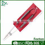 Stainless Steel Kitchen Tongs BBQ Accessories Grip for Picnic Food thumbnail-1