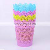 Plastic Trash Can Waste Bin Container thumbnail-3