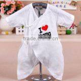 High Quality Soft Printing Short Sleeve Cotton Baby Romper thumbnail-1