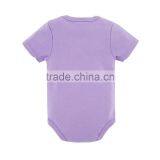 China Factory Cute Cats Design Short Sleeve 100% Cotton Baby Clothes For Newborn thumbnail-2