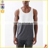 Mens Contrast Casual Cotton Tank Top thumbnail-1