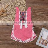 S33622W Summer 2017 Infant Kids Rompers Baby Girl Ruffles Romper thumbnail-1