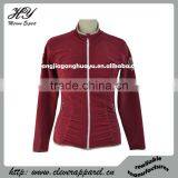 100% Superfine Merino Wool Womens Middle Layer Fashion Jackets With Snowflake Jacquard thumbnail-2