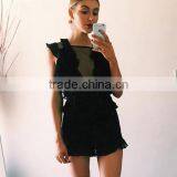 Runwaylover 5192 Europea Hot Sale Sexy Ladies See-through Sexy Playsuit thumbnail-1