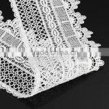 Lace Trim, Polyester, White, 81mm, Sold By Yard thumbnail-3