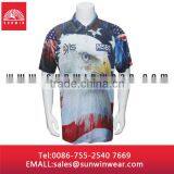 Polyester/spandex Sublimation Golf/polo Shirt for Men thumbnail-4