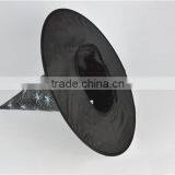 Black Cobweb Spider Printed Witch Taffeta Witch Hat for Halloween Costume thumbnail-3