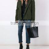 Shandao OEM New Fashion Slim Fit Custom Winter Long Sleeve Faux Fur Coat thumbnail-2