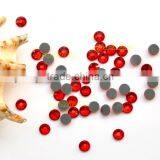 Flat Back Glass Hot Fix Stone Loose Crystal Components With a Flat Reverse Side Siam Colour thumbnail-4