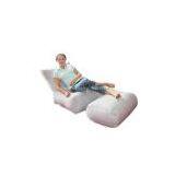 Bean Bag Lounge With Ottoman Stool thumbnail-1