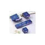 Hand Made Paper Pendants Jewellery Set Gift Box With Customized Logo Foil Stamping