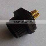 Circular Standard MF Panel Solder Type Front Mounting Waterproof Connector