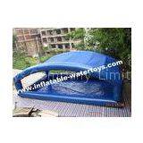 Customized 0.9mm PVC Tarpaulin Inflatable Water Pool With Movable Tent thumbnail-1