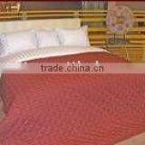 Red Mixed Linen/Cotton Bedding /Bed Linen thumbnail-1