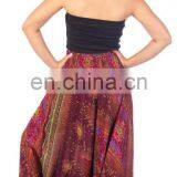 Flower Eye Pattern Harem Yoga Jumpsuit Dance Hammer Trousers Pants thumbnail-3