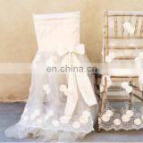 Latest Champagne Chair Cover Wedding Chair Decoration thumbnail-2