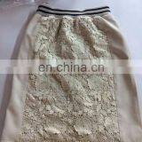 Girls pu Leather Straight Skirt With Lace thumbnail-4