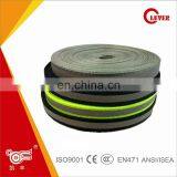 High Reflective Fluorescent Colorful Nylon Webbing With Reflex Tapes For Safety Clothes