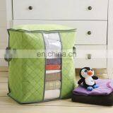 High Quality Thickened & Foldable Colorful Non-woven Carbon Fabric Apperal Quilt Storage Box