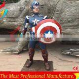 Popular Movie Character Fiberglass Superhero Statue of Life Size Superhero thumbnail-4